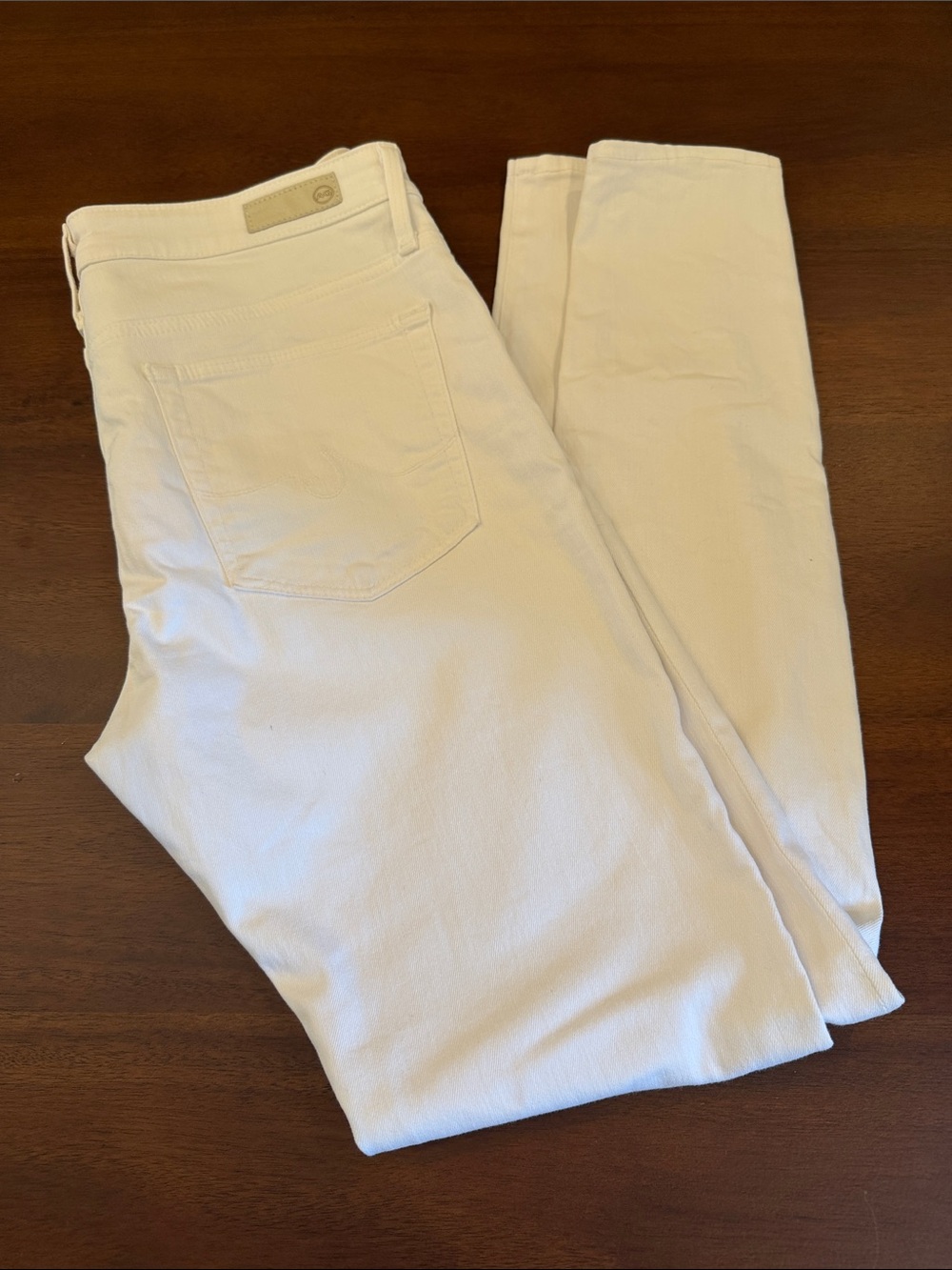 Ag Adriano Goldschmied Women's Skinny Jeans in Cream